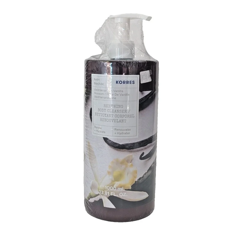 Korres Mediterranean Vanilla Blossom Renewing Body Cleanser 1000‎ mL / 33.81 fl.